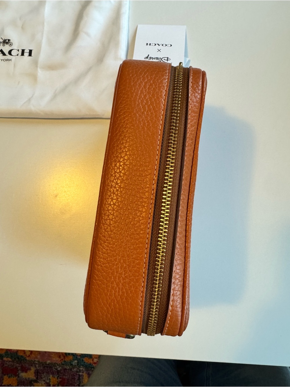 NWT Coach x Disney 100th Anniversary Mickey Mouse Caterpillar Flight Bag - Picture 6 of 13